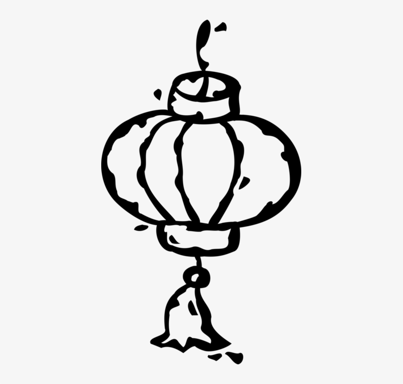 Vector Illustration Of Chinese Asian Paper Lanterns, transparent png download