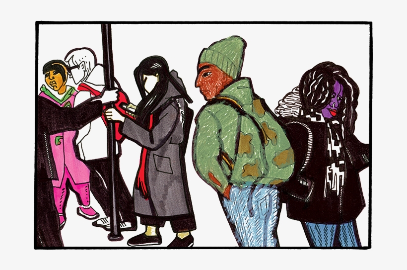 Something Is Always Breaking Down On The New York Subway, - Illustration, transparent png download