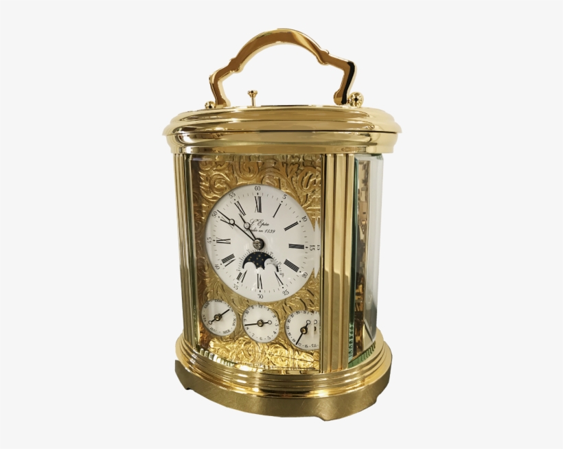 Ovale Tourbillon - Gold Dial - Carriage Clock, transparent png download