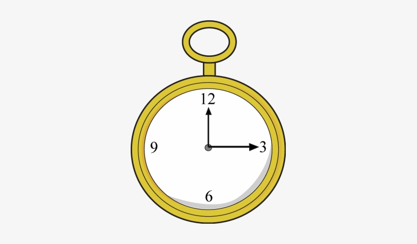 Watch Clipart Gold Watch - Pocket Watch, transparent png download