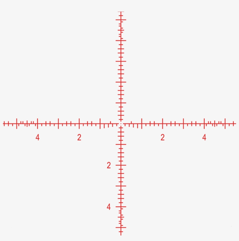 The Mil Precision, Competition, And Tactical 1 Reticle - Reticle, transparent png download
