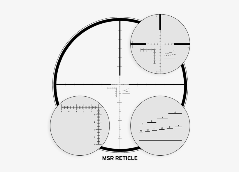 One-piece Oversized 34mm Tube Increases Strength And - M5xi 5 25x56mm Msr, transparent png download
