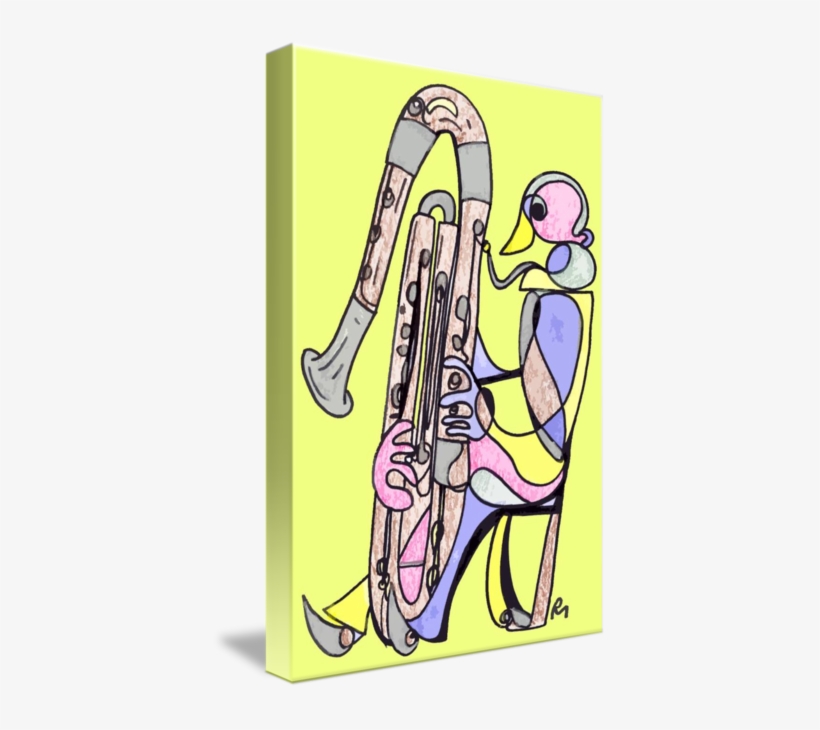 "the Contrabassoonist" By Pollux , Los Angeles, California - Contrabassoon, transparent png download