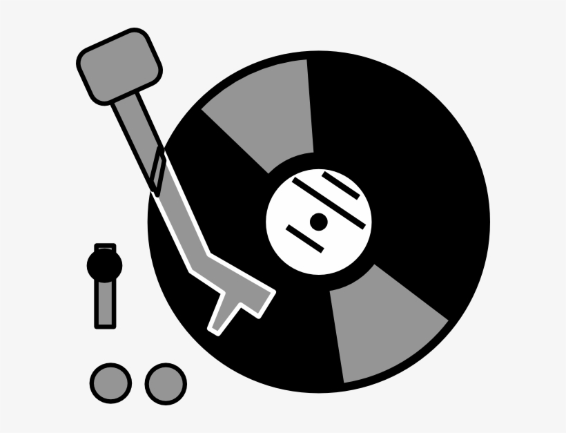 Record Clipart - Phonograph Record, transparent png download