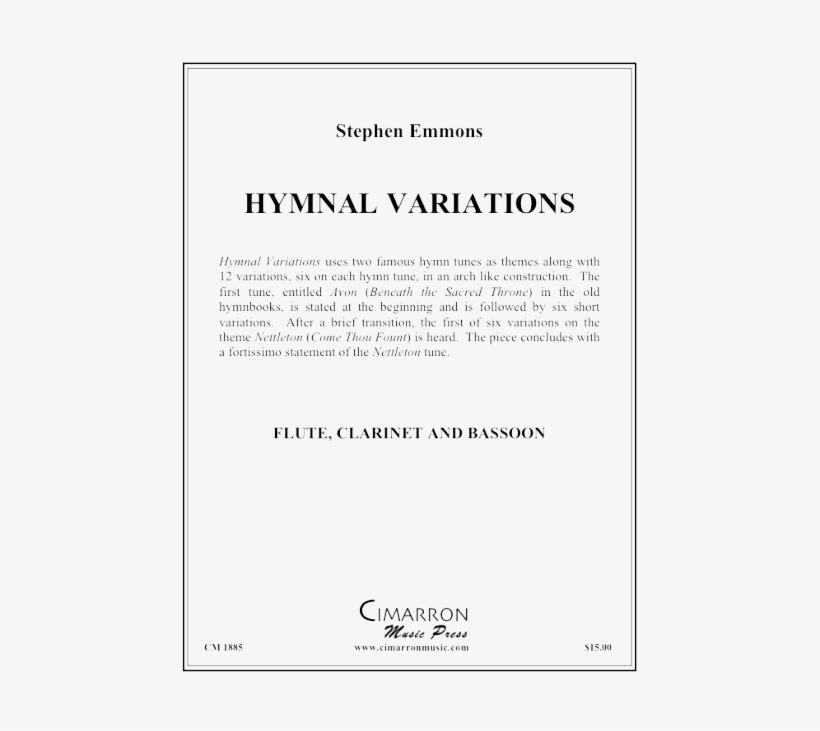 Hymnal Variations, transparent png download