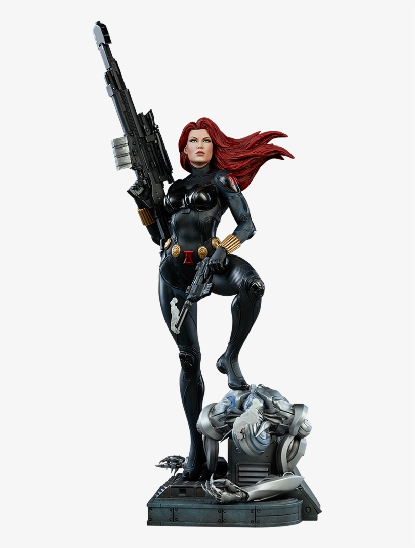 Black Widow Statue - Black Widow, transparent png download