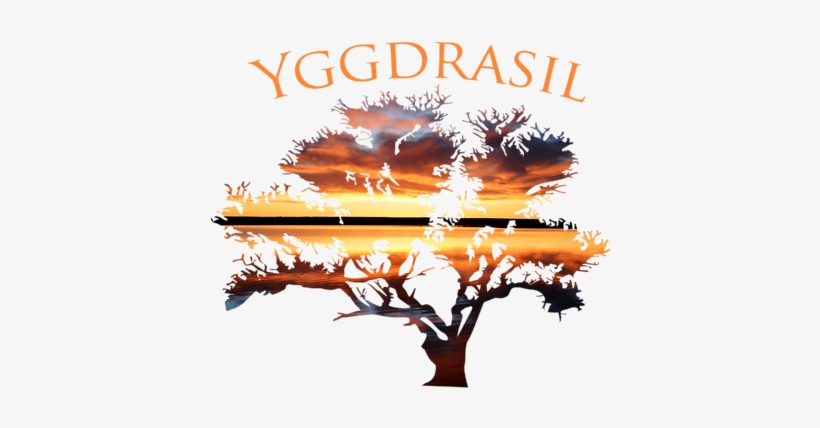 Bleed Area May Not Be Visible - Sunset Tree Round Ornament, transparent png download