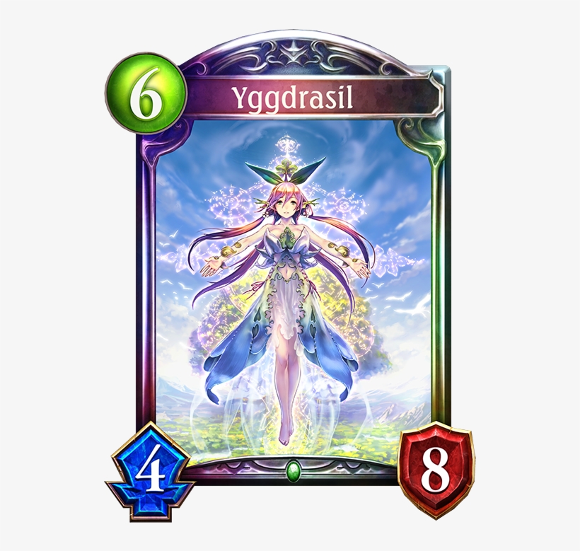Unevolved Yggdrasil Evolved Yggdrasil - Shadowverse Card, transparent png download