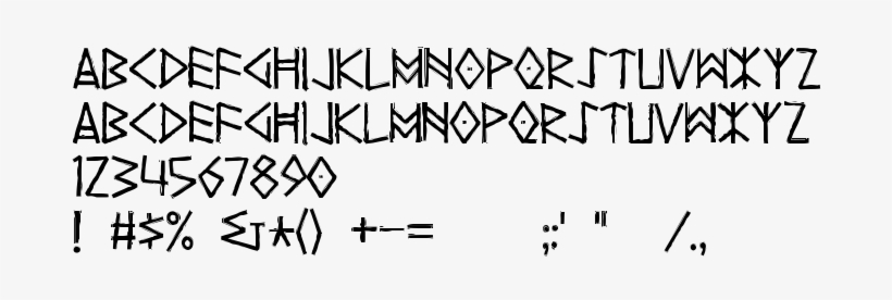 Font Preview Yggdrasil - Beer, transparent png download