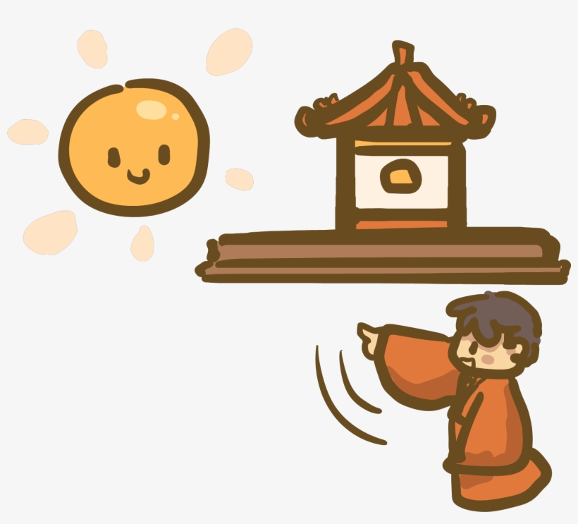 Learning Japanese Kanji With Pictures Time - Cartoon, transparent png download