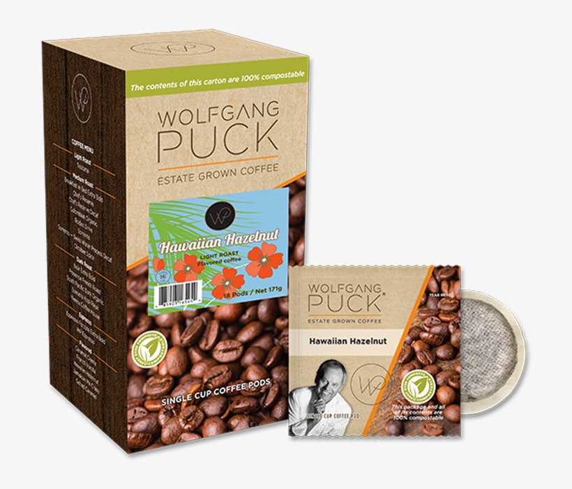 Hawaiian Hazelnut Pod - Wolfgang Puck Coffee, transparent png download