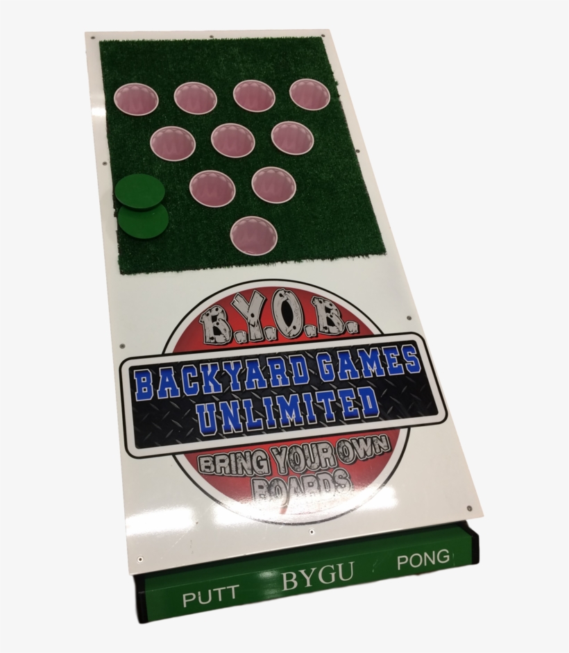 B - Y - G - U - Cornhole Or Golf Pong Boards - Golf, transparent png download
