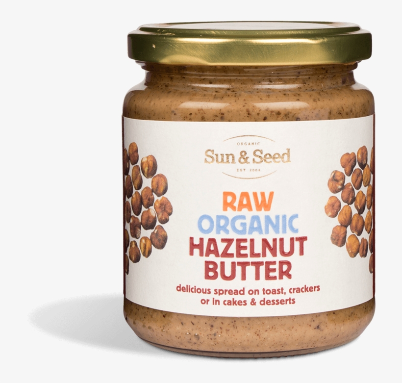 Organic Raw Hazelnut Butter 250g, transparent png download