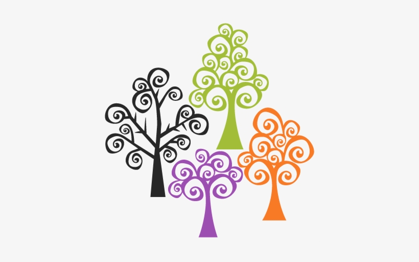 Download Halloween Tree Set Svg Scrapbook Title Svg Cutting Cute Halloween Tree Free Transparent Png 432x432 Free Download On Nicepng