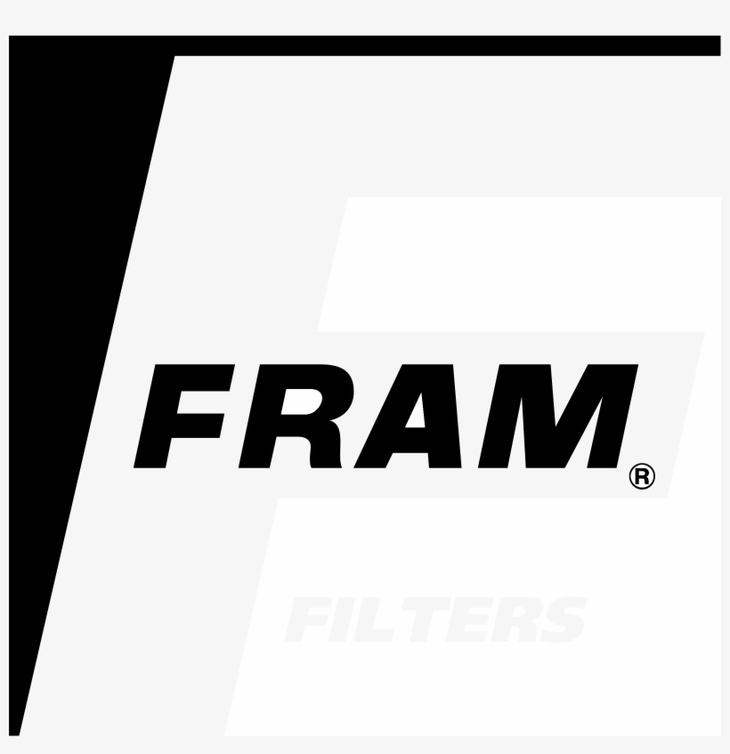 Fram Filters Logo Black And White - Fram Logo Png, transparent png download