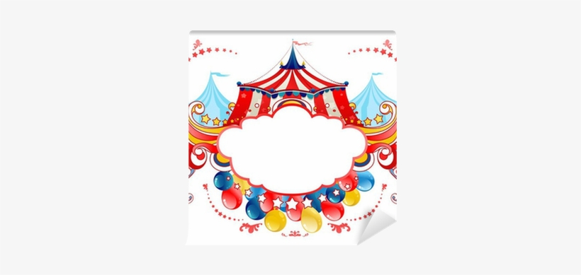 Circus Tent Frame Wall Mural • Pixers® • We Live To - Relay For Life Carnival For A Cure, transparent png download