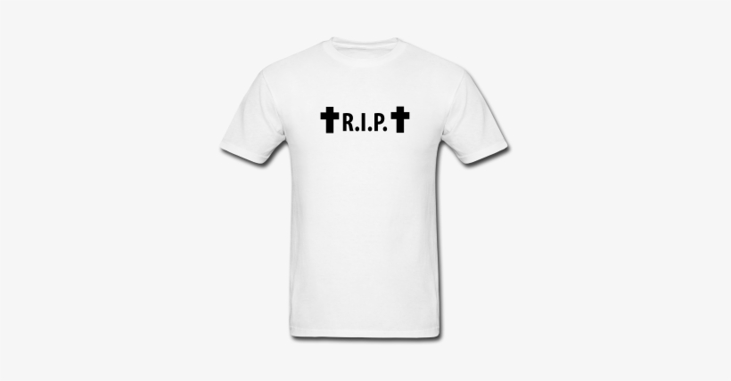 White R - I - P - Rip Rest In Peace - Serbian Film T Shirt, transparent png download