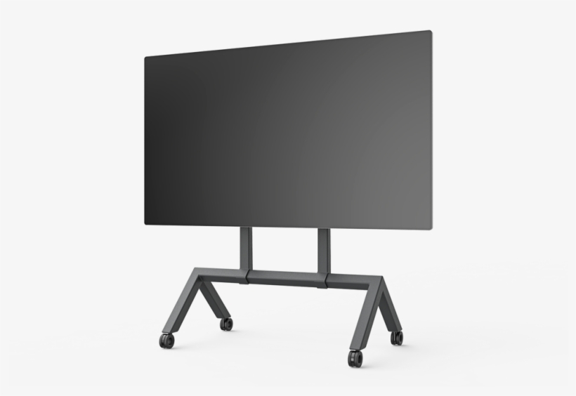 Click Here To Enlarge - Black Rolling Tv Stand Png, transparent png download