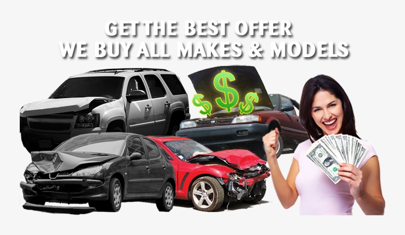 Jump On Junk - We Buy Junk Cars Banner, transparent png download