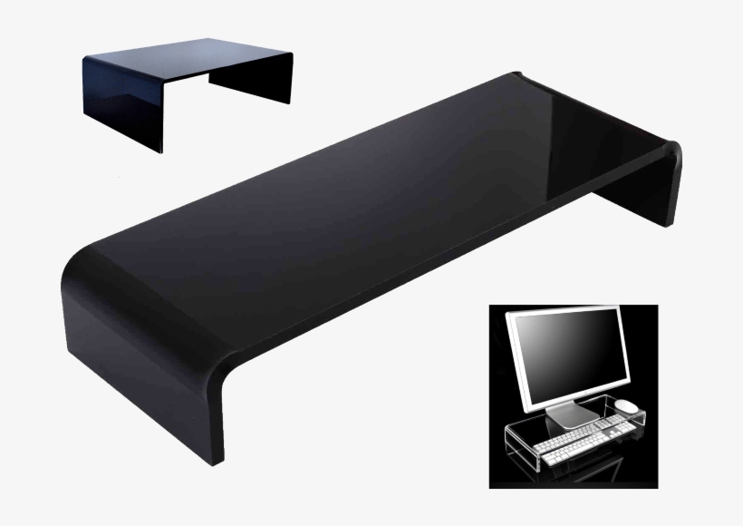 Elevated Tv Stands Decor 700×550 - Bestlife Strong Clear Acrylic Stand For Computer Monitor, transparent png download