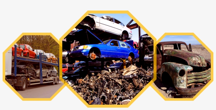 Salvage Cars-raleigh Junk Yard - Close Up Wrecked Truck Poster (91,5x61cm) Gerahmt, transparent png download