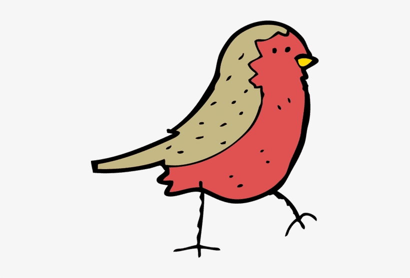 Robin Bird - 0shares - Drawing, transparent png download