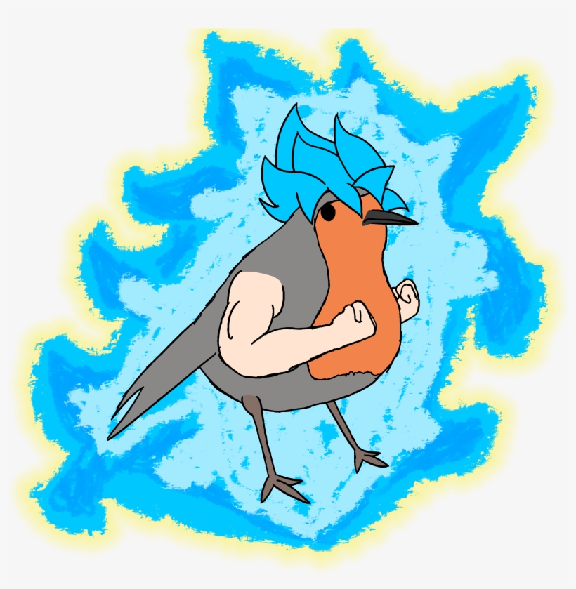 "blue" Red Robin - Illustration, transparent png download