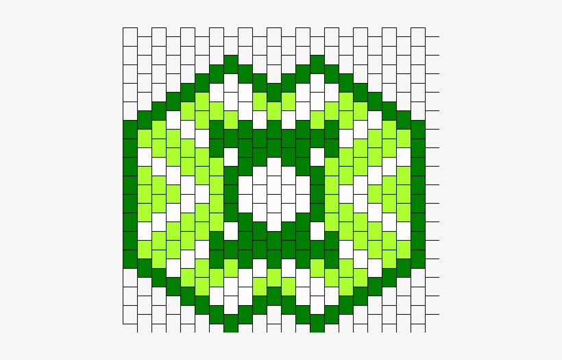 Green Lantern Mask Bead Pattern - Bead, transparent png download