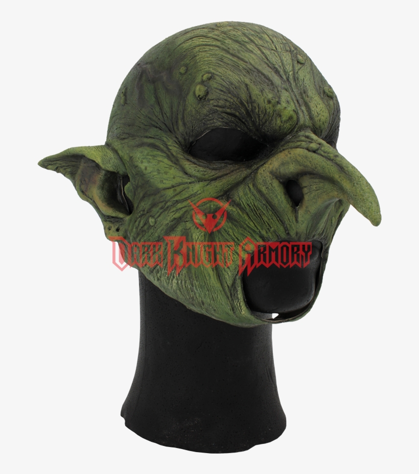Green Malicious Goblin Mask - Chinless Goblin Mask, transparent png download