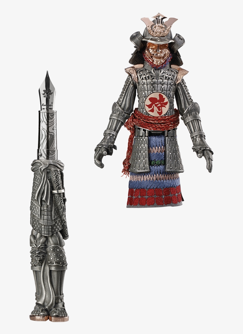 Samurai Fountain Pen, Silver - Montegrappa Samurai Pen, transparent png download