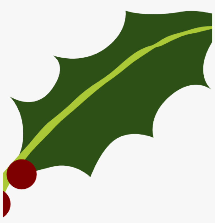 Holly And Berries Clip Art Collection Of Free Berries - Holly Leaf Png, transparent png download