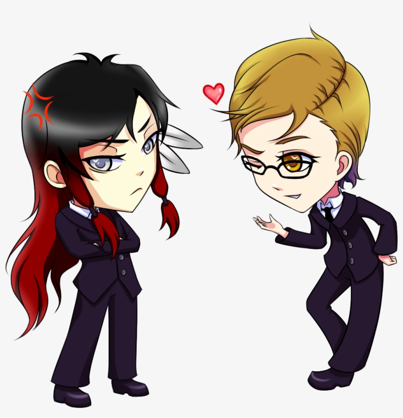 Chibi Couple, transparent png download