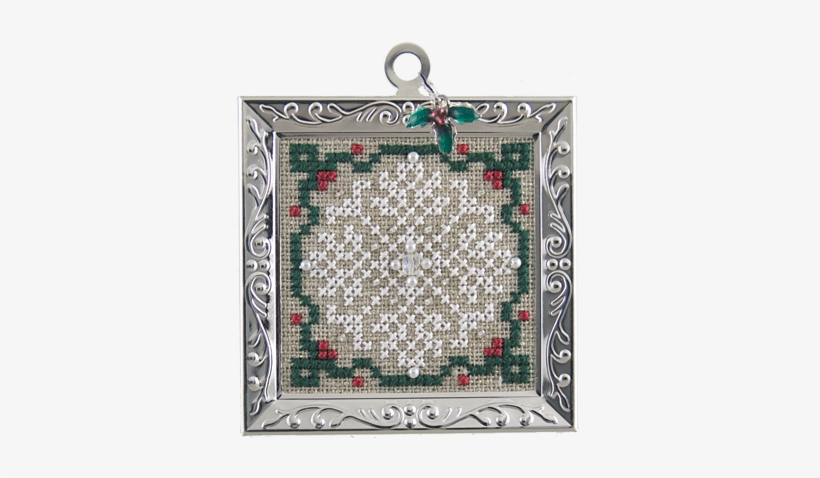 Icy - Holly Berry Snowflakes Chart With Charms, transparent png download