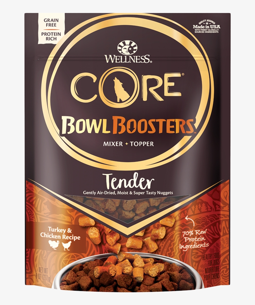 Wellness Core Bowl Boosters Tender Turkey & Chicken - Wellness Core Bowl Boosters, transparent png download