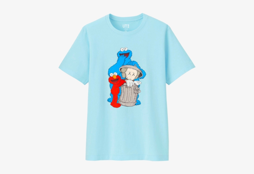 Kaws X Sesame Street Tee Blue - Kaws X Sesame Street, transparent png download