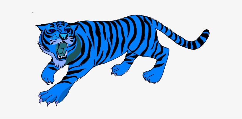 Download Tiiger Clipart Blue - Tiger No Background Clipart - HD