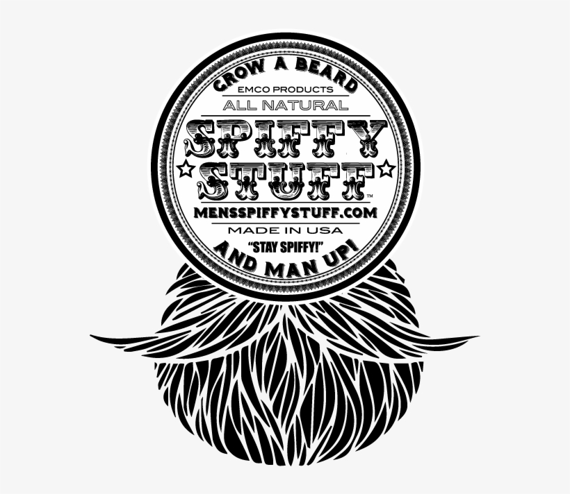 Spiffystuff With Beard - Men's Spiffy Stuff Stache Wax, transparent png download