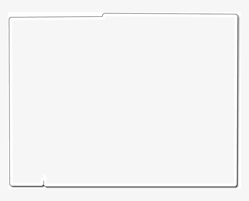 A Map Of Desoto With An Outer Shadow Around The Map - Plain Black Canvas Board, transparent png download