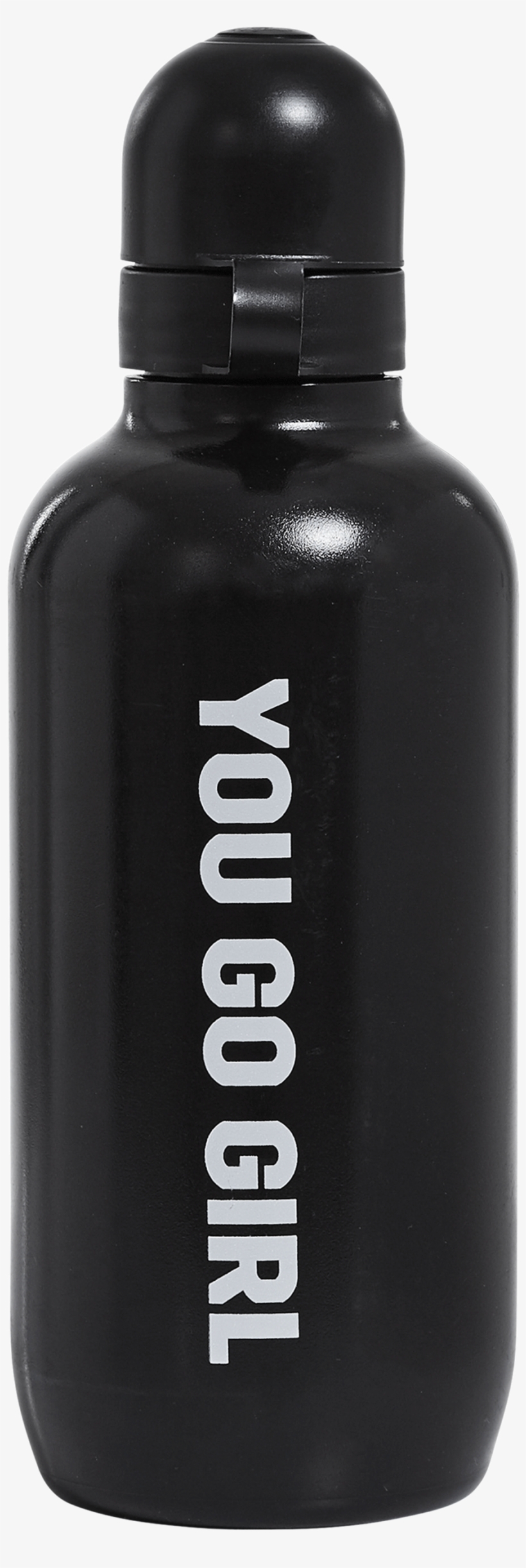 Water Bottle, Black, , Hi-res - Waterfles - Black - Bpa-free - Rohnisch, transparent png download