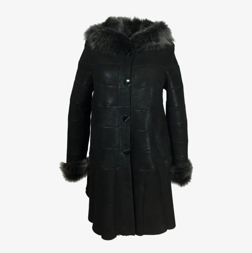 Dudex Fashion Ladies Womens Toscana Shearling Sheepskin - Vetements Oversized Overcoat, transparent png download