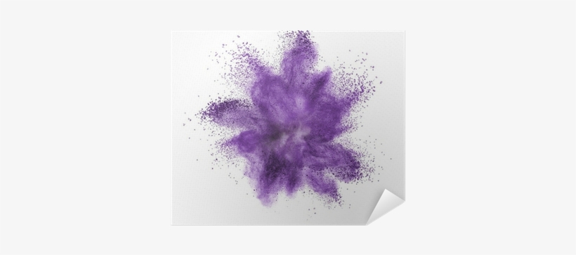 White Powder Explosion Isolated On Black Poster • Pixers® - Iskas Rainbow Highlighter Colourful Shimmer Powder, transparent png download