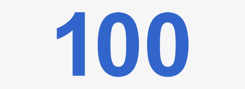 One Hundred, transparent png download
