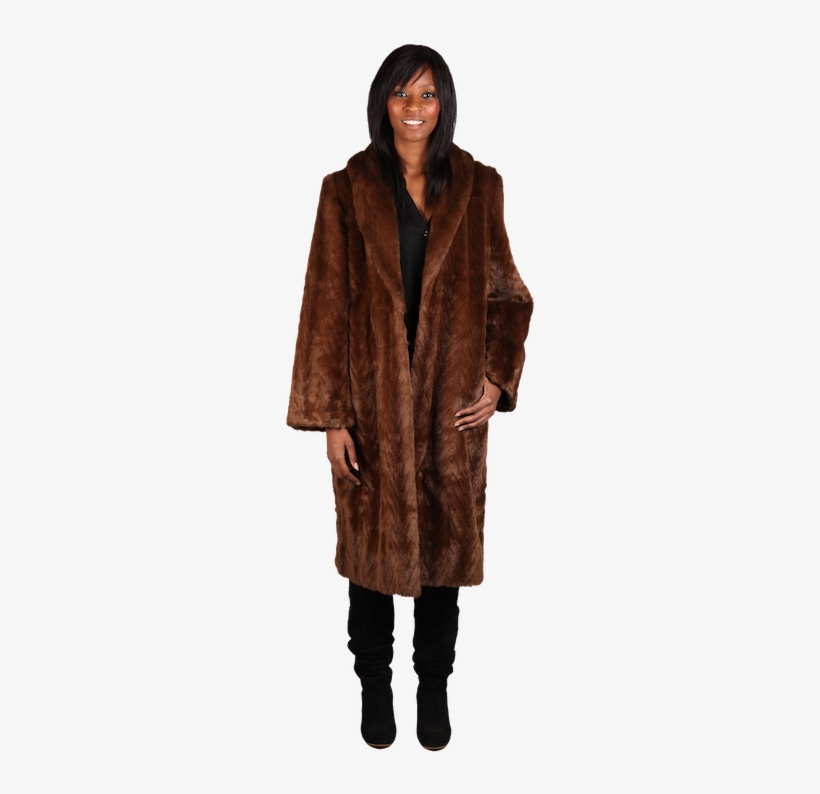 Jfoc Imitation Fur Coats - Fur Clothing, transparent png download