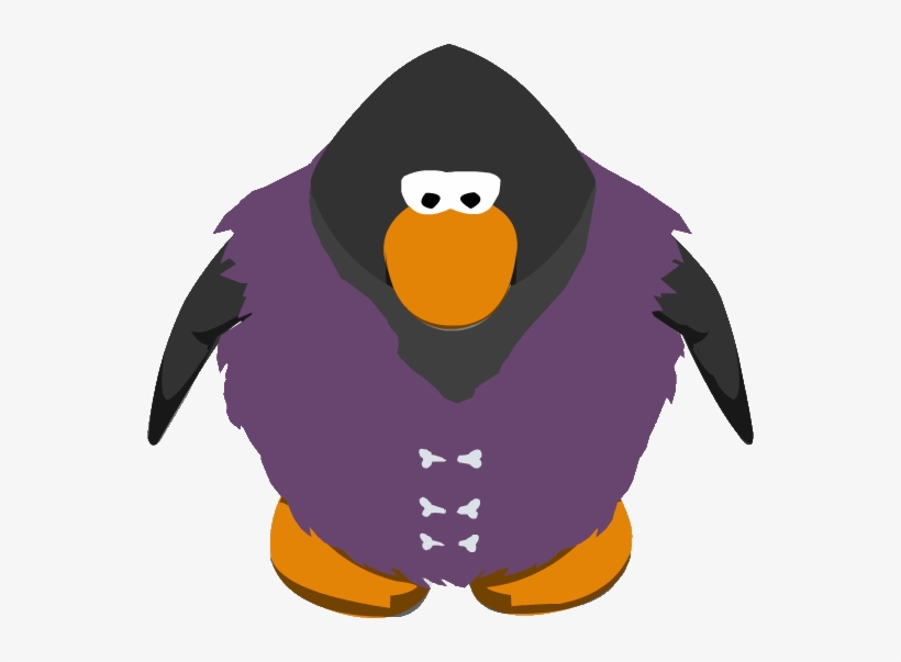 Purple Fur Vest Ig - Club Penguin Penguins Png, transparent png download