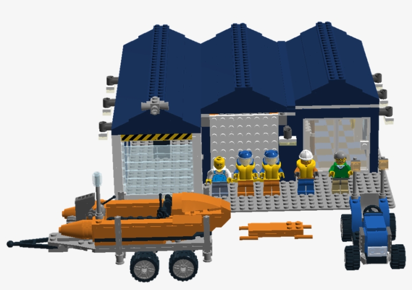 Lifeboat Station - Lego, transparent png download