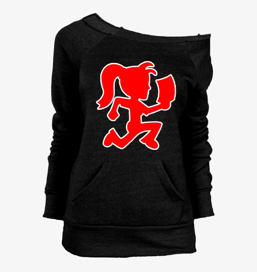 Off The Shoulder Sweatshirt - Juggalo, transparent png download