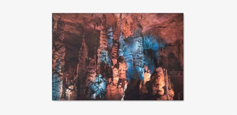 The Cathedral Caverns Landscape Canvas Painting - Cathedral Caverns State Park, transparent png download