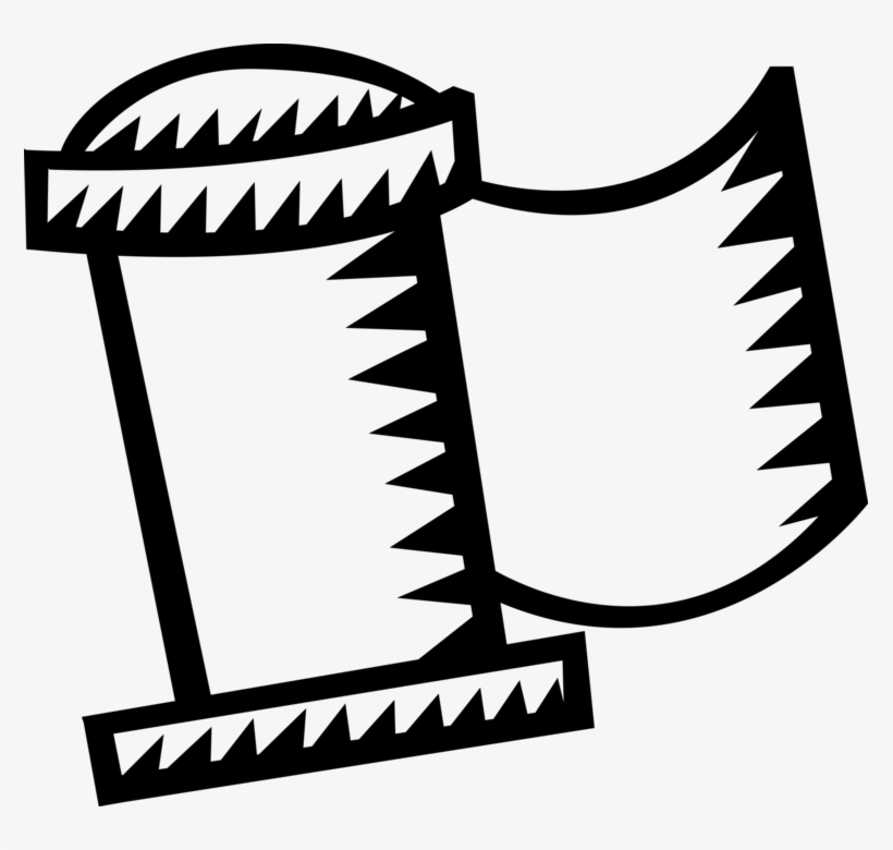 Vector Illustration Of Scroll Containing Writings And, transparent png download