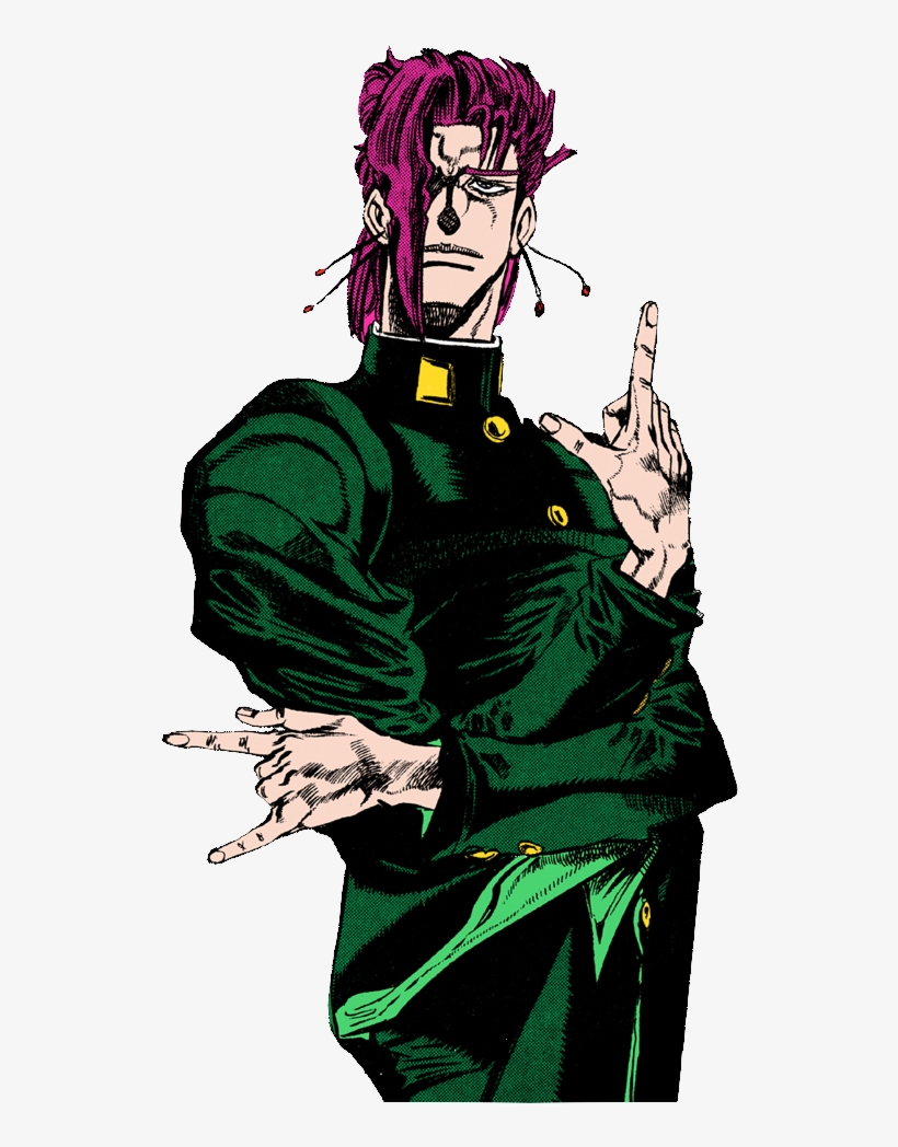 Q - - Jojo Kakyoin Png, transparent png download
