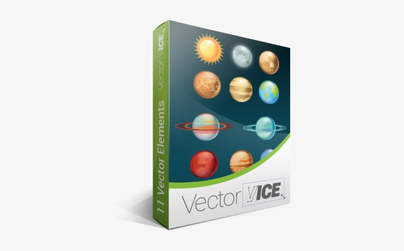 Planets Vector Pack - Vector Graphics, transparent png download